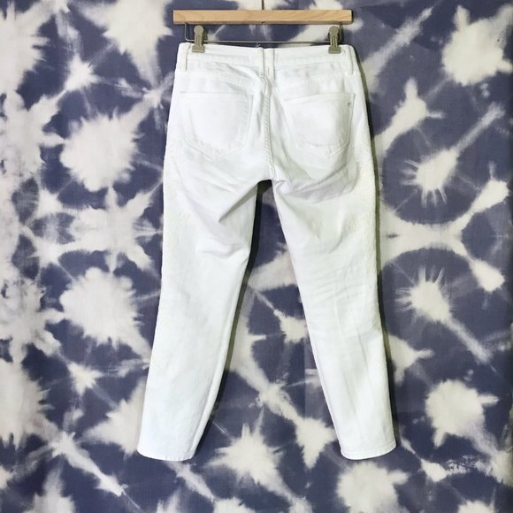 Madewell embroidered mid-rise jeans, 24 - Picture 8 of 13